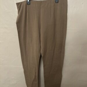 Women With‎ Control 1X Brown Leggings Pants